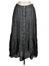 Talbots 100% Viscose Gray Casual Skirt Size M - photo 1