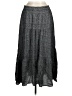 Talbots 100% Viscose Gray Casual Skirt Size M - photo 2