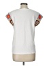 THML White Short Sleeve Top Size L - photo 2