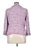 Ann Taylor 100% Polyester Tweed Pink Blazer Size 16 - photo 2