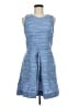 Gap Stripes Blue Casual Dress Size 8 - photo 1