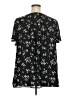 Torrid 100% Polyester Black Short Sleeve Blouse Size 3X Plus (3) - photo 2