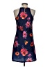 Unbranded 100% Polyester Floral Blue Casual Dress Size XS - photo 2