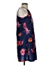 Unbranded 100% Polyester Floral Blue Casual Dress Size XS - photo 4