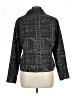 Chico's 100% Cotton Graphic Gray Jacket Size Lg (2) - photo 2