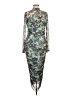 Lulus Camo Green Cocktail Dress Size L - photo 1