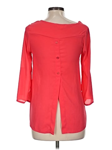 Pink Rose 3/4 Sleeve Top (view 2)