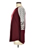 HARHAY Burgundy Long Sleeve Top Size M - photo 5
