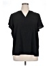 Maurices 100% Polyester Black Short Sleeve Top Size 16 (1) - photo 1