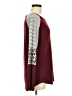 HARHAY Burgundy Long Sleeve Top Size M - photo 4