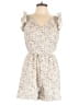 Unbranded Floral Ivory Romper Size L - photo 1