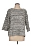 Ann Taylor LOFT Tweed Gray Pullover Sweater Size L - photo 1