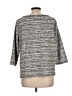 Ann Taylor LOFT Tweed Gray Pullover Sweater Size L - photo 2