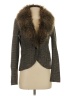 Ella Moss Houndstooth Brown Faux Fur Jacket Size S - photo 1