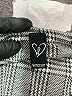 Windsor Plaid Gray Black Cocktail Dress Size S - photo 7