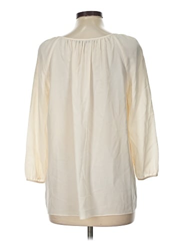Tibi 3/4 Sleeve Silk Top (view 2)