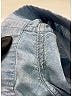 Zimmermann 100% Cotton Blue Denim Shorts Size 8 (2) - photo 4