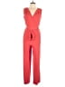 Colleen Lopez Solid Red Jumpsuit Size L - photo 1