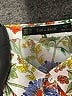 Zara Basic Floral Ivory 3/4 Sleeve Blouse Size XS - photo 4