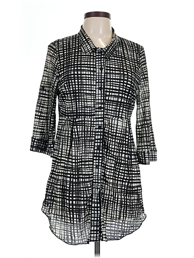 Pre-owned Style & Co Casual Dress In Gray