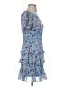 City Studio 100% Polyester Blue Cocktail Dress Size 3 - photo 4
