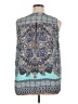 Violet & Claire 100% Polyester Teal Sleeveless Blouse Size 1X - photo 2