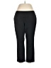 dalia Solid Black Dress Pants Size XL - photo 1