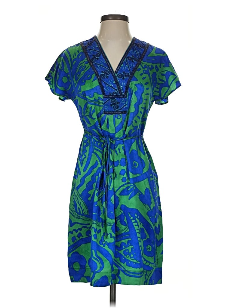 Pre-owned Hale Bob Casual Dress In Blue