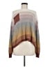 Hayden Color Block Tan Pullover Sweater Size M - photo 1