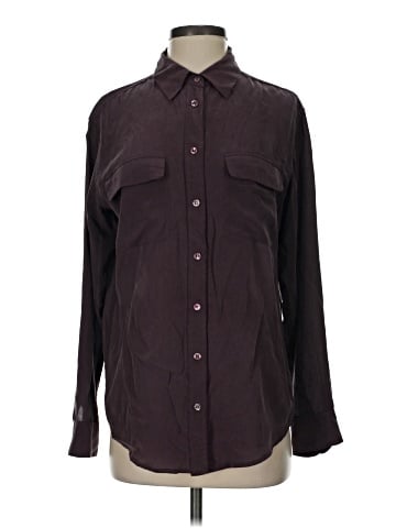 Equipment Long Sleeve Button-Down Shirt (view 1)
