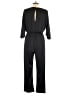 Koh Koh 100% Polyester Solid Black Jumpsuit Size L - photo 2