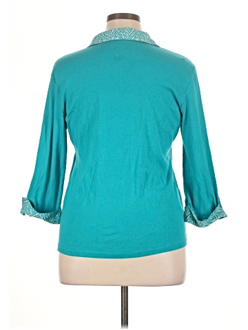 Karen Scott 3/4 Sleeve Top (view 2)