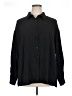 Unbranded 100% Polyester Black Long Sleeve Blouse Size XL - photo 1