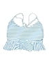 Cocoship Stripes Blue Swimsuit Top Size 8 - photo 1