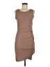 Bobi Solid Brown Casual Dress Size M - photo 1