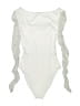 Shein White Bodysuit Size S - photo 2