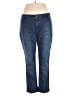 J.Jill Chevron-herringbone Blue Jeans Size 18 Petite - photo 1