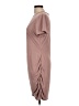 Express Solid Brown Casual Dress Size L - photo 5