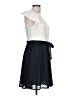 Shein 100% Polyester White Casual Dress Size L - photo 4