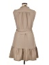 DKNY 100% Polyester Solid Tan Casual Dress Size 14 - photo 2