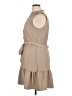 DKNY 100% Polyester Solid Tan Casual Dress Size 14 - photo 5