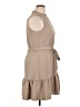 DKNY 100% Polyester Solid Tan Casual Dress Size 14 - photo 4