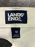Lands' End White Casual Pants Size 12 - photo 3