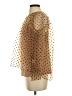 Lena Brown Long Sleeve Blouse Size S - photo 5