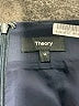 Theory 100% Cupro Solid Black Formal Skirt Size 14 - photo 4