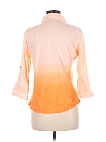 Caribbean Joe 3/4 Sleeve Button-Down Shirt (view 2)
