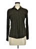 Assorted Brands 100% Rayon Animal Print Green Long Sleeve Blouse Size M - photo 1