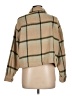 For The Republic 100% Polyester Plaid Tan Jacket Size L - photo 2