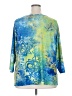 Ruby Rd. Blue 3/4 Sleeve Blouse Size 2X - photo 2