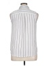Who What Wear 100% Polyester Stripes White Sleeveless Blouse Size XL - photo 2